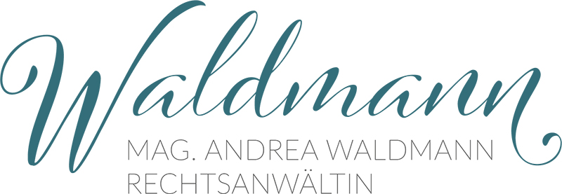 Logo: Rechtsanwältin Mag. Andrea Waldmann